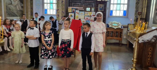 Пасхальное детское выступление в Свято-Покровском храме с. Войково Пасхальное детское выступление в Свято-Покровском храме с. Войково