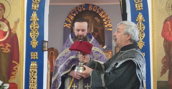 Божественная литургия Преждеосвященных Даров в Свято-Иверском храме Божественная литургия Преждеосвященных Даров в Свято-Иверском храме